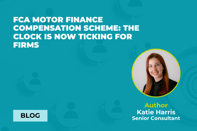 FCA Motor Finance Compensation Scheme: The Clock Is Now Ticking for Firms