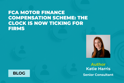 FCA Motor Finance Compensation Scheme: The Clock Is Now Ticking for Firms