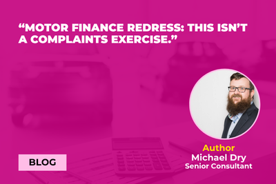 FCA Motor Finance Compensation Scheme: This isn't a complaints exercise