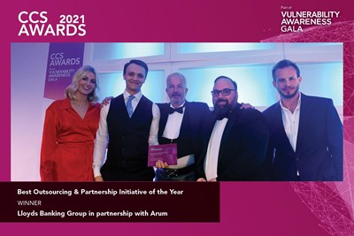 Arum and Lloyds Banking Group win Collections and Customer Service Award for Breathing Space solution