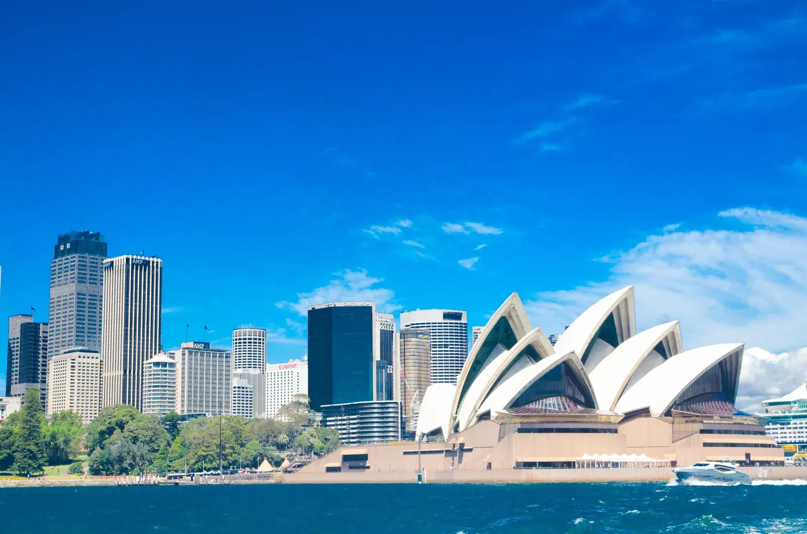 Sydney Opera House and the harbour